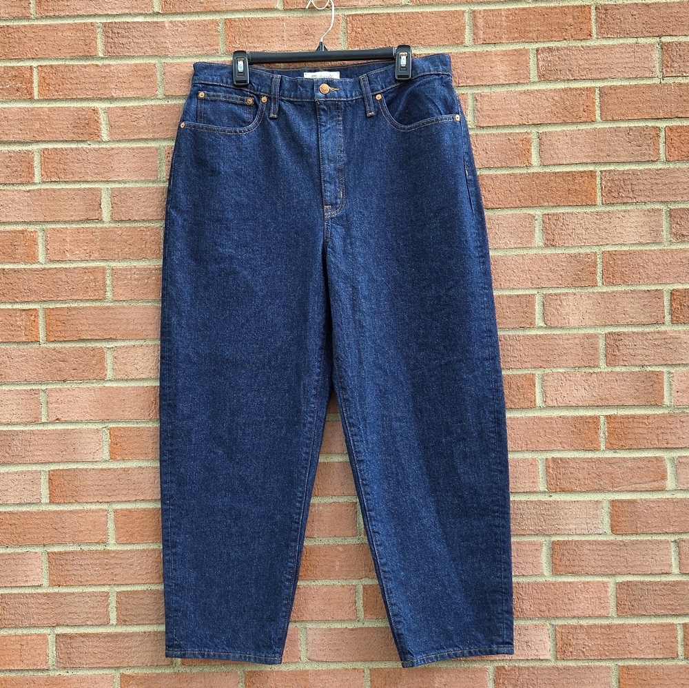 NWT Madewell High Rise Jeans - Deep Indigo - Picture 2 of 7
